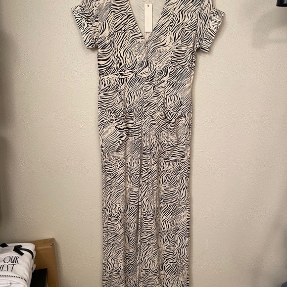 Capulet Riley Jumpsuit Zebra Sz M - Picture 2 of 9